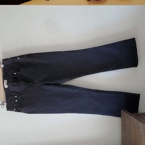 Madewell Mid-rise Kick Out Jeans size 28 Black